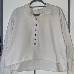 Collared white long sleeve
